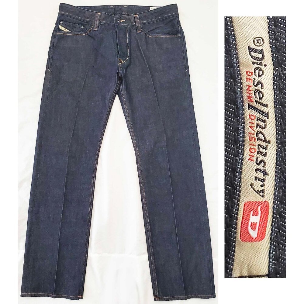 Diesel Industries Mens Viker 0088Z Dark Denim Pants Jeans 36"
